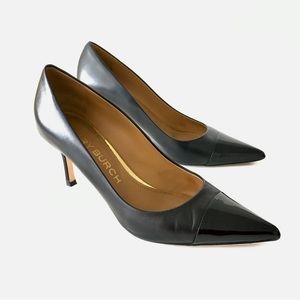 Tory Burch Women’s Leather Black High Pointed Toe Heels Size 8.5